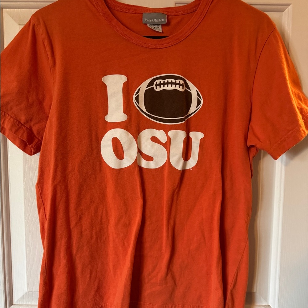 Jones & Mitchell Orange OSU Short Sleeve Tee